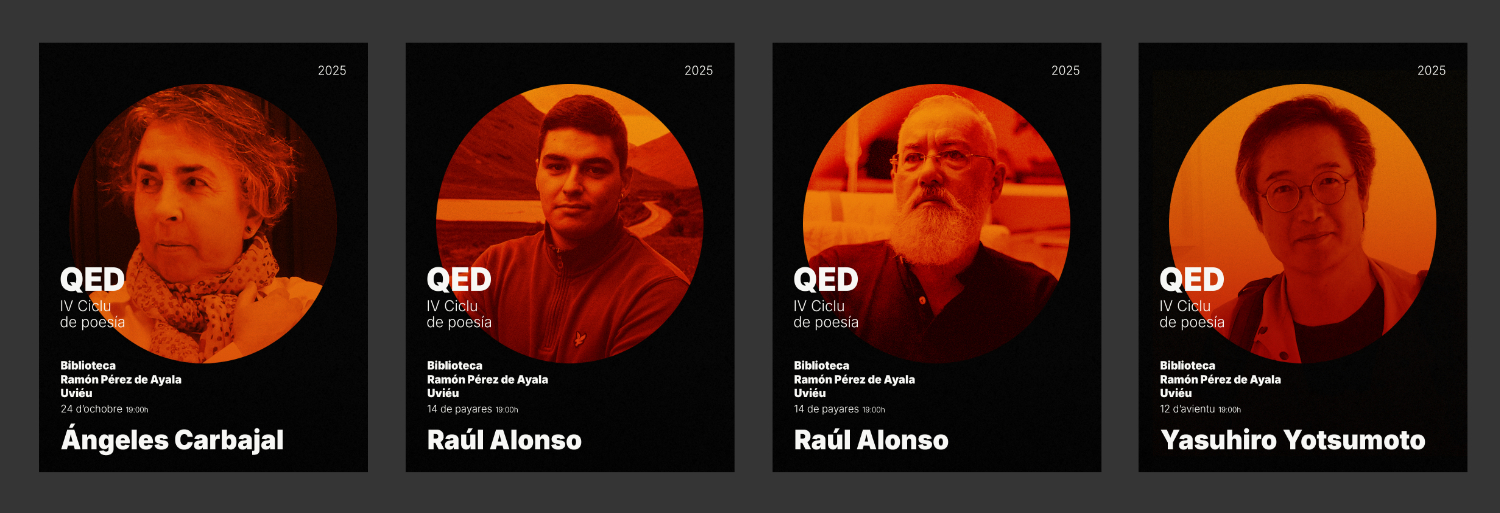 Diseño e ilustraciones del festival de poesía QED