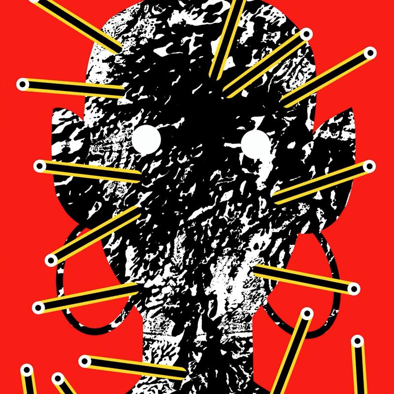 Ilustración de cartel para competición en Culebra estudio